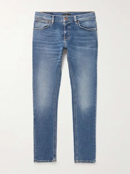 Узкие джинсы скинни Terry NUDIE JEANS, синий