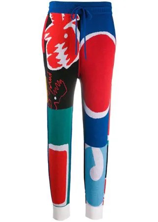 Charles Jeffrey Loverboy брюки с абстрактным принтом
