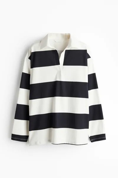 Рубашка поло свободного кроя H&M, белый