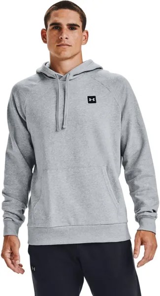 Худи мужское Under Armour UA Rival Fleece Hoodie серое XS