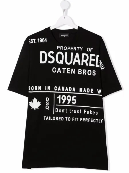 Dsquared2 Kids футболка с логотипом