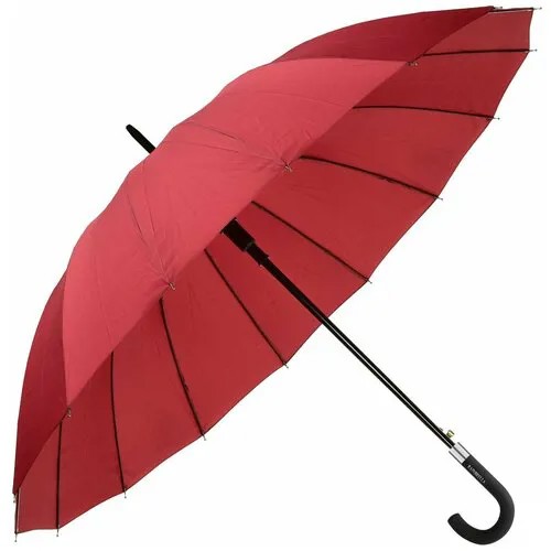 Зонт женский полуавтомат трость, зонтик взрослый антиветер 163L, слоновая кость