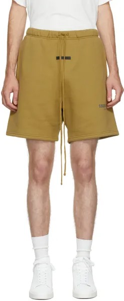 Флисовые шорты цвета хаки Essentials