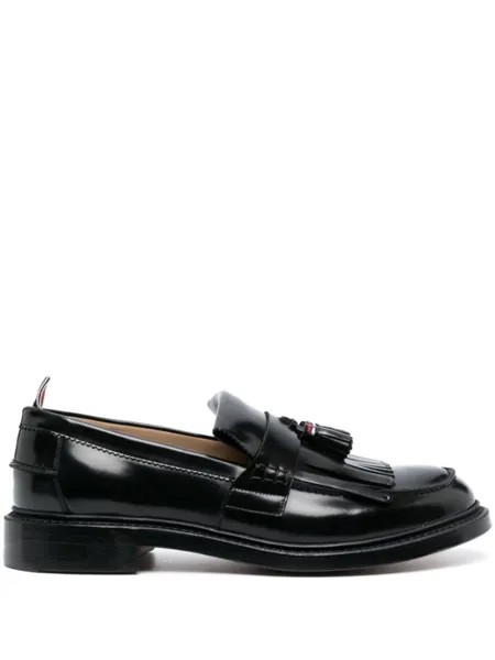Thom Browne лоферы с кисточками, черный