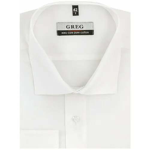 Рубашка GREG, размер 174-184/44, белый