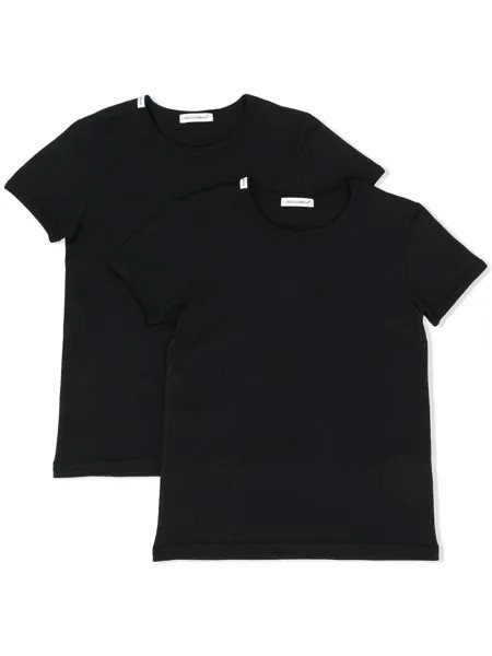 Dolce & Gabbana Kids комплект из двух футболок с логотипом