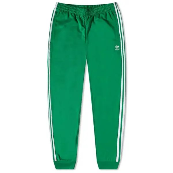 Спортивные Брюки Adidas Superstar, зеленый/белый