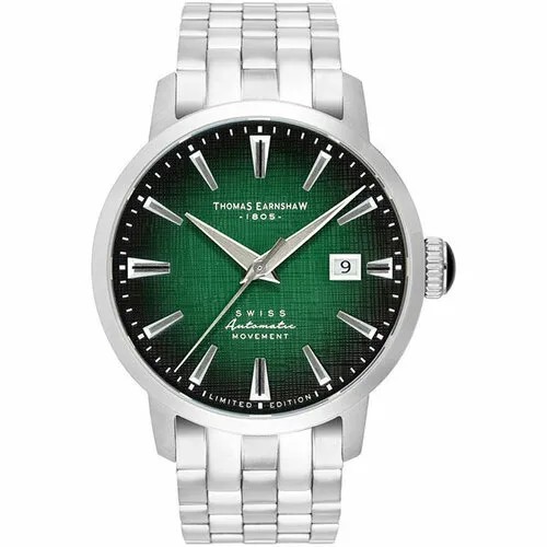 Наручные часы EARNSHAW Часы Earnshaw ES-8812-44, зеленый