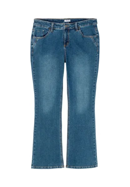 Джинсы Bootcut SUSANNE идеальны для обладательниц большого живота и узких ног sheego, цвет Blue Denim