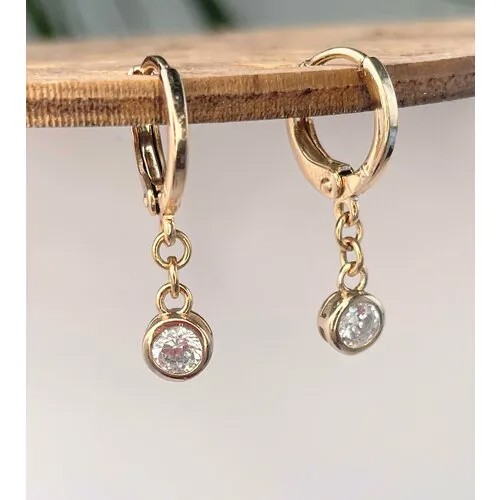 Серьги с подвесками XUPING JEWELRY, циркон