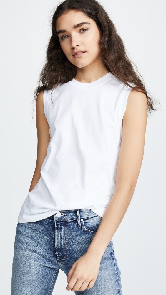 Футболка ATM Anthony Thomas Melillo Sleeveless Boy, белый