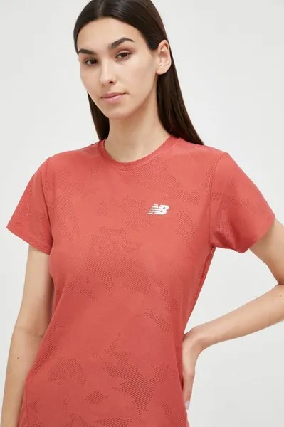 Беговая футболка Q Speed New Balance, красный