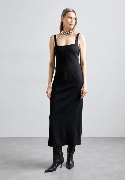 Платье из джерси Helmut Lang, черное