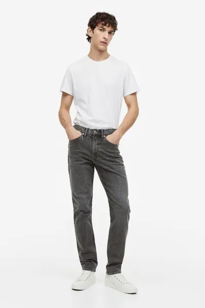 Джинсы мужские H&M 1024711008 серые 38/32 (доставка из-за рубежа)