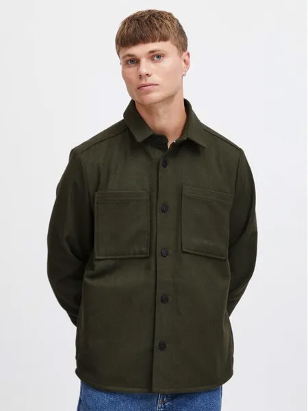 Переходная куртка стандартного кроя Solid, зеленый