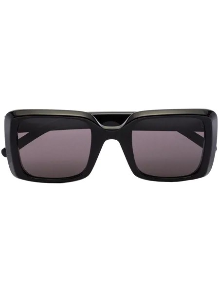Saint Laurent Eyewear солнцезащитные очки SL497 в массивной оправе