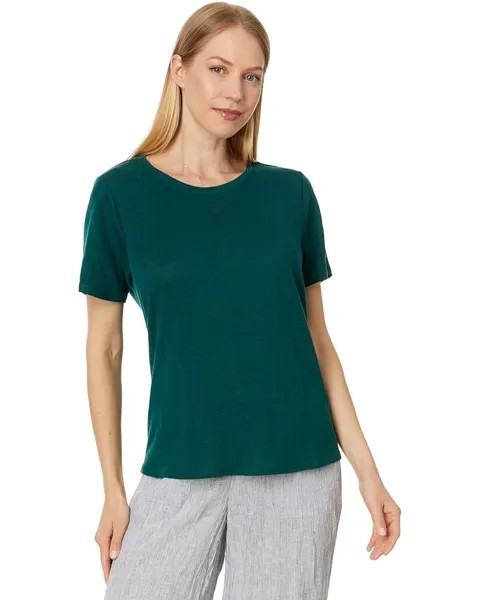 Футболка Eileen Fisher Crew Neck, цвет Aegean