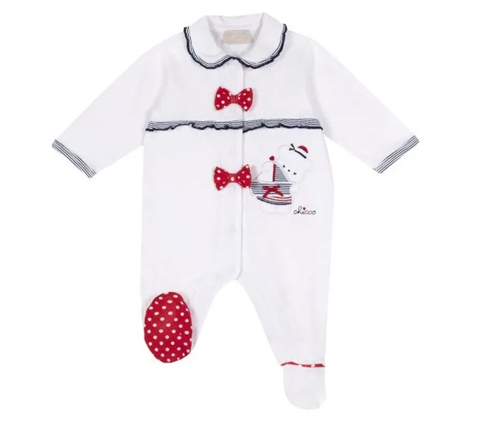 Chicco Комбинезон для девочек с корабликом 090219750