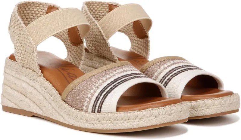 Туфли ZODIAC Noreen Wedge Espadrilles, цвет Bone White/Multi Tan Fabric