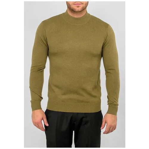 Джемпер мужской GREG G122-05423 (горчичный), Прямой силуэт / Сlassic fit, цвет Бежевый, размер 48