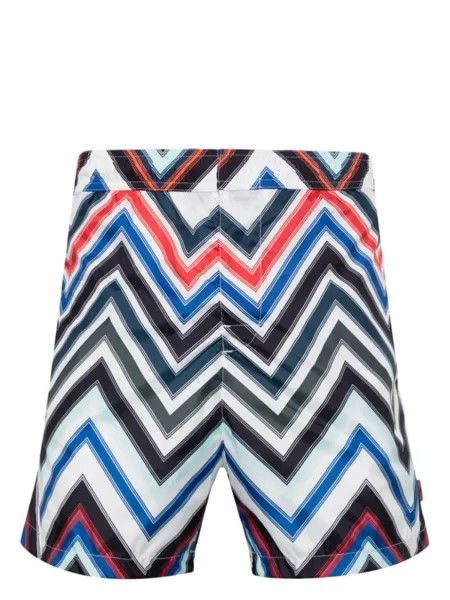 Missoni плавки с узором зигзаг, белый