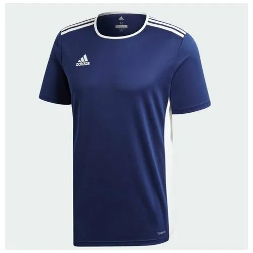 Футболка adidas, размер 152, синий