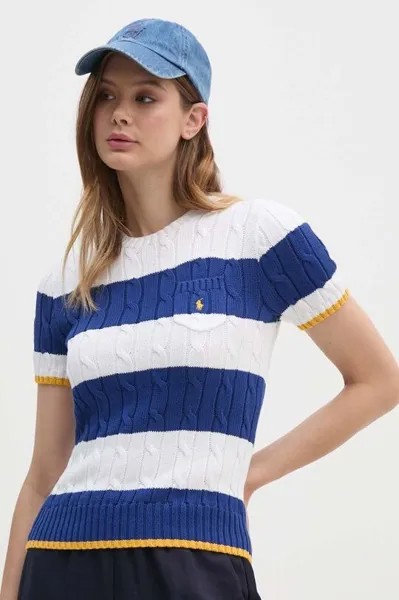 Хлопковый свитер Polo Ralph Lauren, белый