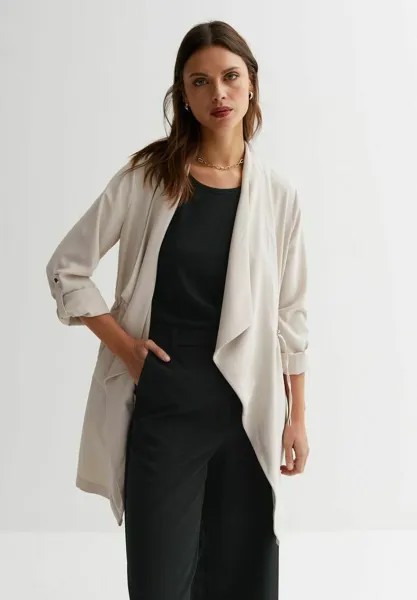 Короткое пальто New Look, серый