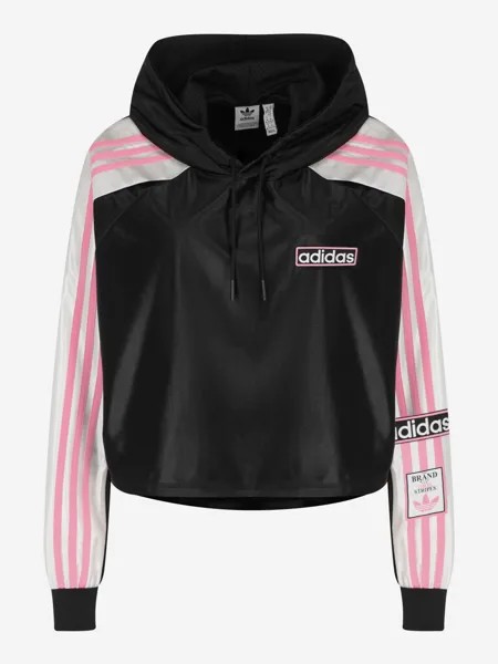 Худи женская оверсайз adidas, Черный