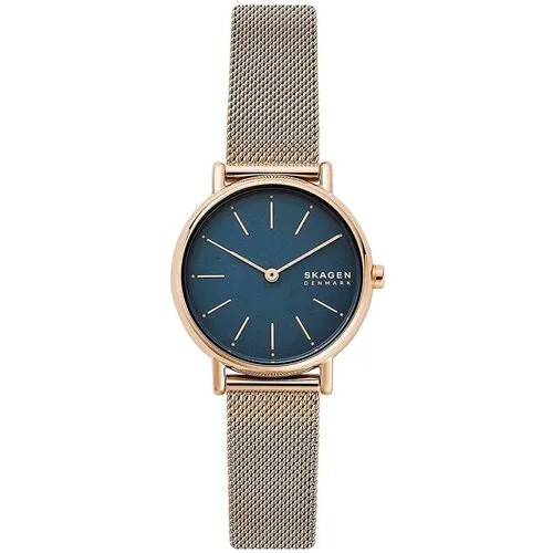 Наручные часы SKAGEN Skagen SKW2837, золотой, синий