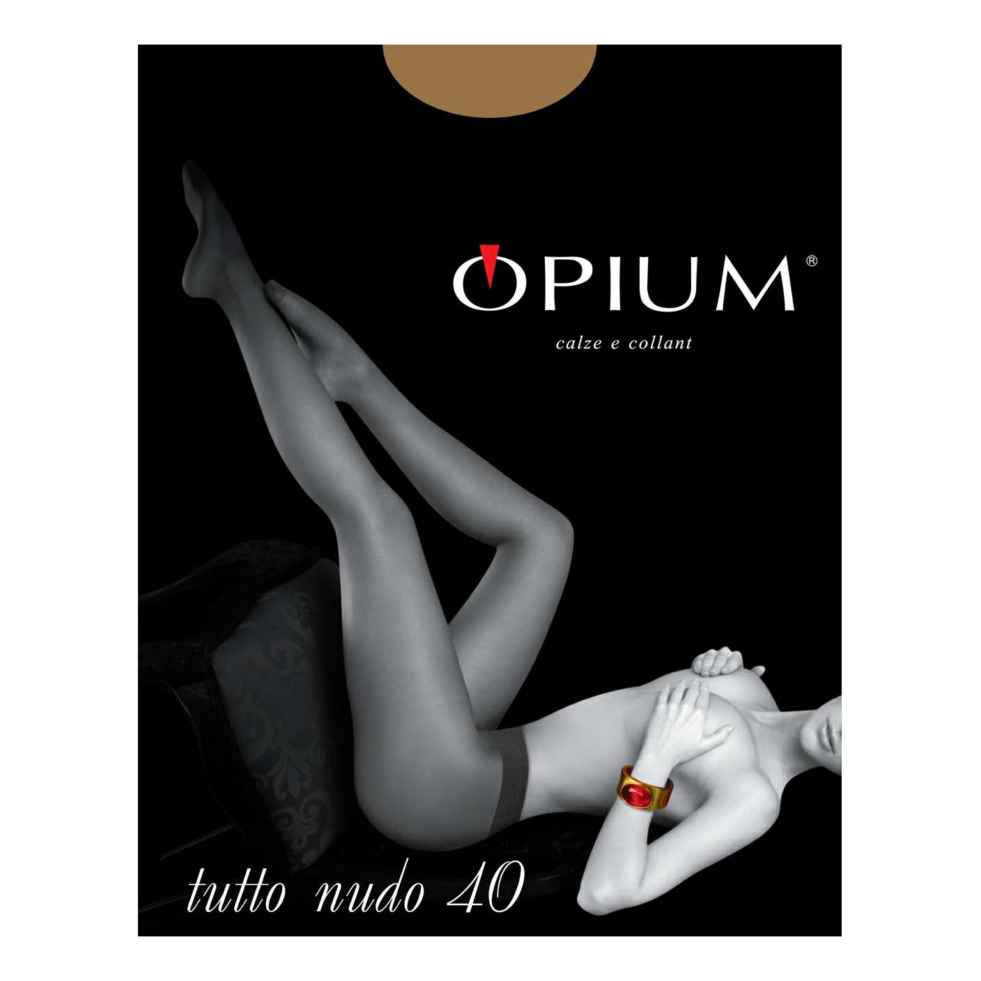 Колготки женские Opium бежевые 4