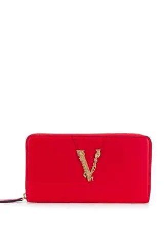 Versace кошелек с тиснением