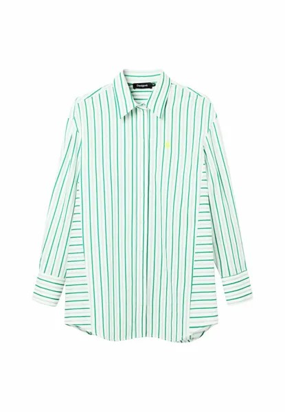 Рубашка-блузка STRIPED Desigual, зеленый