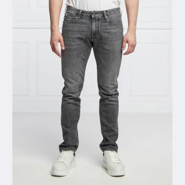 Джинсы узкого кроя j06 Emporio Armani, черный