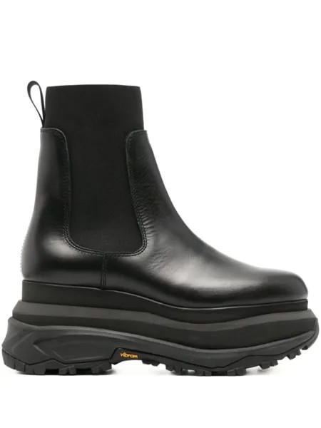 Sacai ботинки челси, черный
