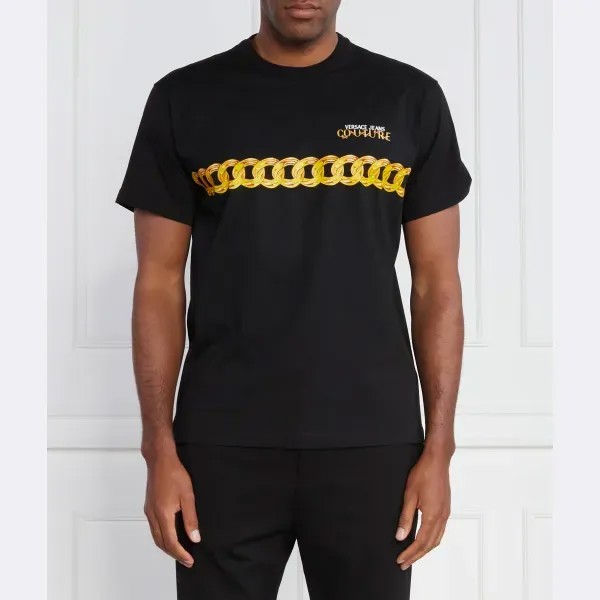 Футболка стандартного кроя Versace, черный