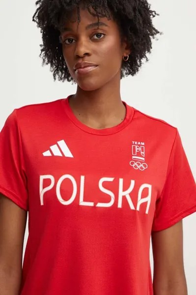 Тренировочная футболка HIIT Польша adidas Performance, красный