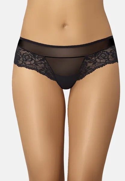 Трусы Teyli Brasilianischer Mesh mit floraler Spitze Betti, черный