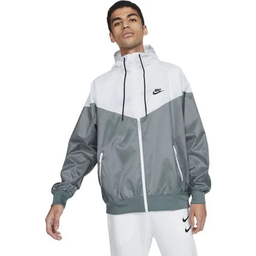 Куртка спортивная NIKE WVN LND WR HD JAKET, размер 2XL, серый