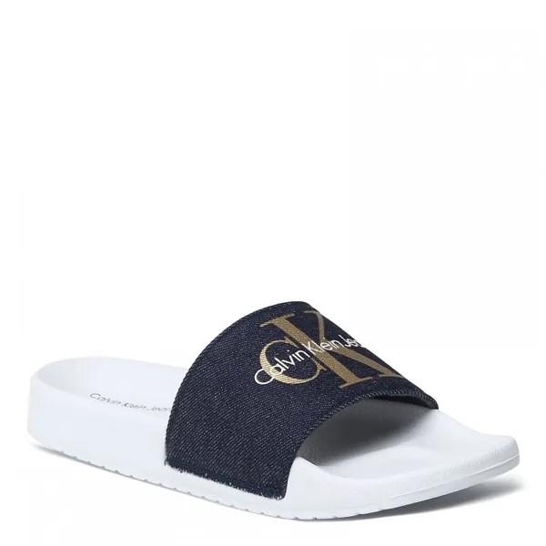 Сланцы женские Calvin Klein Jeans CHANTAL_2 синие 40 EU