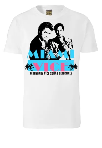 Футболка Logoshirt MIAMI VICE, белый