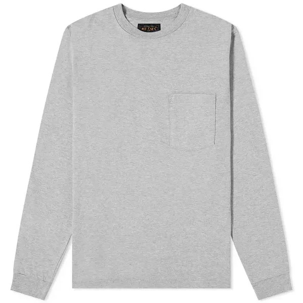 Футболка Beams Plus Long Sleeve Pocket Tee