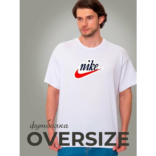 Футболка Retro Nike/5, 1 шт., размер 54, белый