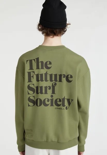 Толстовка FUTURE SURF SOCIETY O'Neill, темно-зеленый лишайник