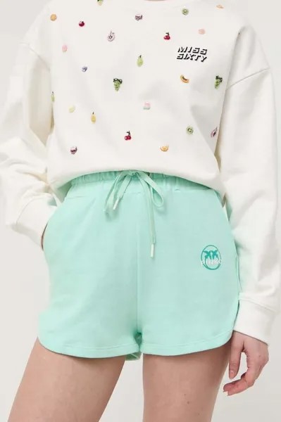 Хлопковые шорты Pinko, зеленый