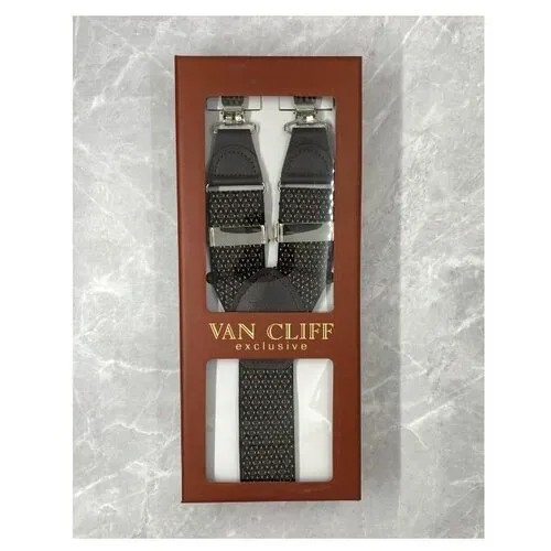 Подтяжки Van Cliff, размер 110, коричневый