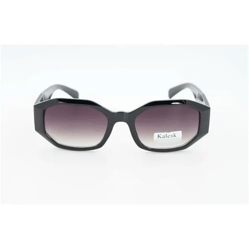 Солнцезащитные очки Premier, прямоугольные, оправа: пластик, с защитой от УФ, для женщин, черный