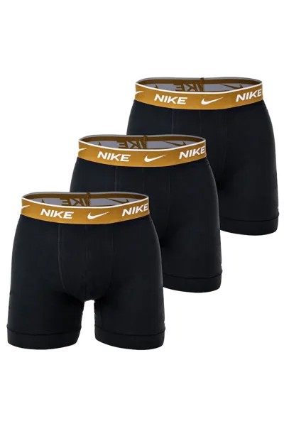 Боксеры с логотипом - 3 пары Nike, желтый