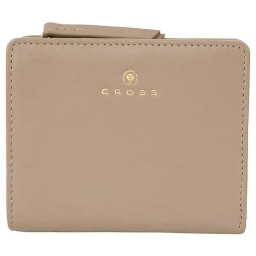Cross Кошелёк Cross Monaco Taupe, кожа наппа, гладкая, цвет бежевый, 11 x 9 x 2,5 см