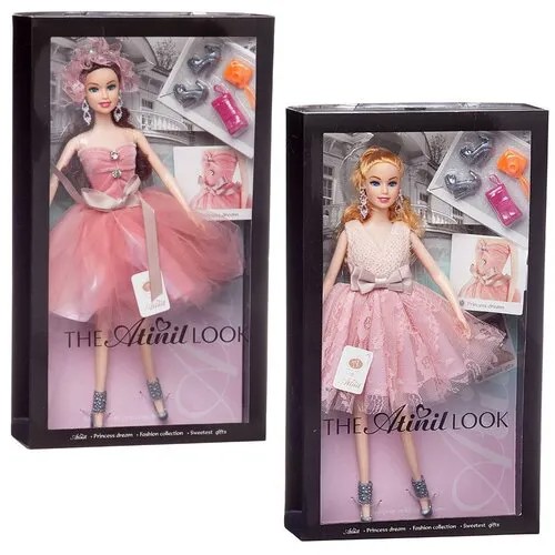 Кукла Junfa Atinil Модный показ (в розовом платье) в наборе с аксессуарами, 28см